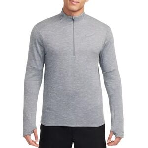 NWT Nike Therma-FIT Running 1/2 Zip Men's S Water Repellent LS‎ Shirt Gray